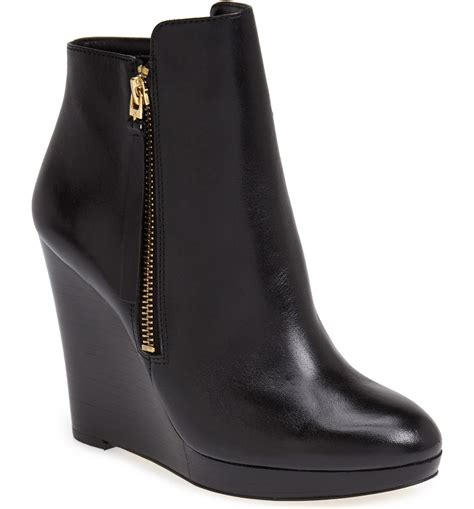 michael kors wedge booties.